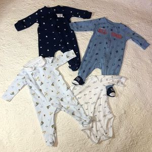 Bundles of 3M Ralph Lauren and Carter’s onesies